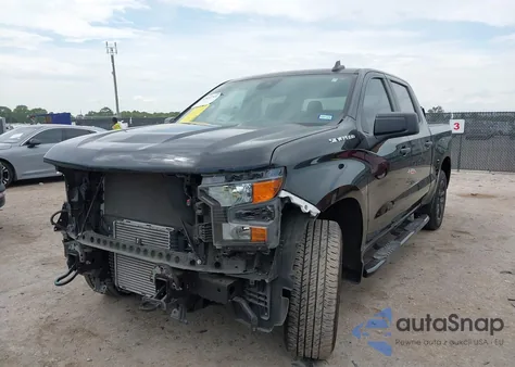 2023 Chevrolet Silverado 1500 2Wd Short Bed Custom из США, поврежденный, VIN 3GCPABEK4PG111724